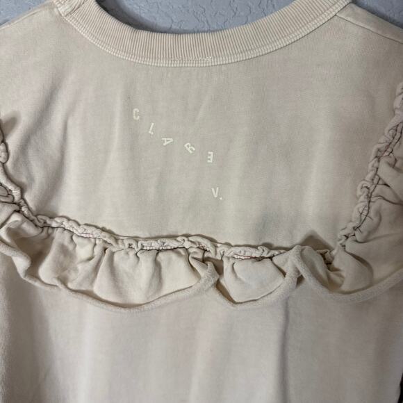 Clare V. Charlotte Sweatshirt Size Small - Picture 6 of 10